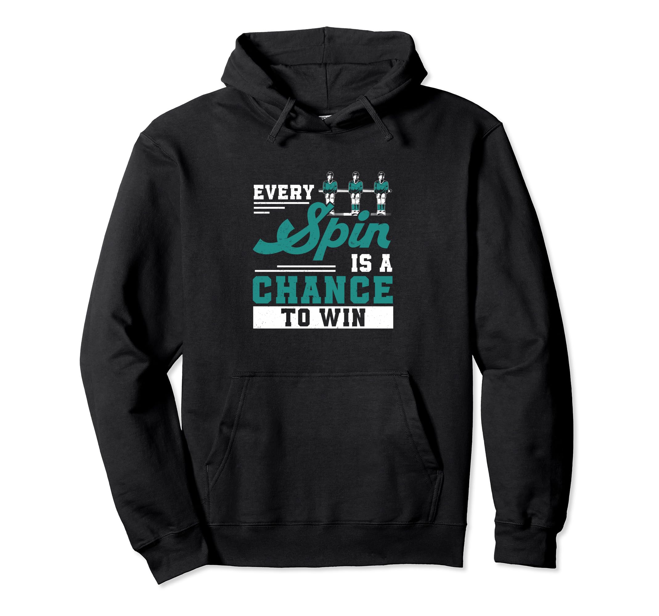 Every Spin Is Chance To Win Funny Hoodie - Aesthetic Graphic Unisex