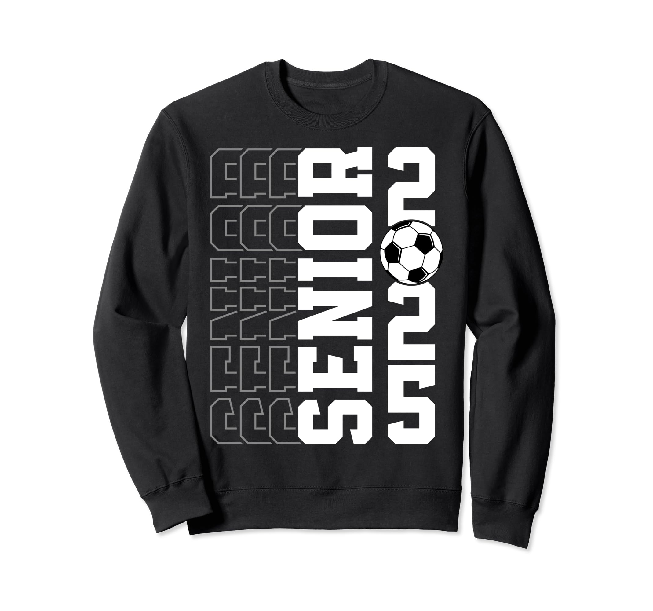 Class 2025 Graduation Senior Soccer Sweatshirt - Unique Graphic for Adults