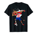 Croatian Camel Croatia Flag Soccer T-Shirt - Aesthetic Graphic for Adults
