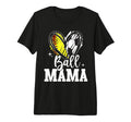 Ball Mama Softball Soccer Ball Mama T-Shirt - Streetwear Style for Adults