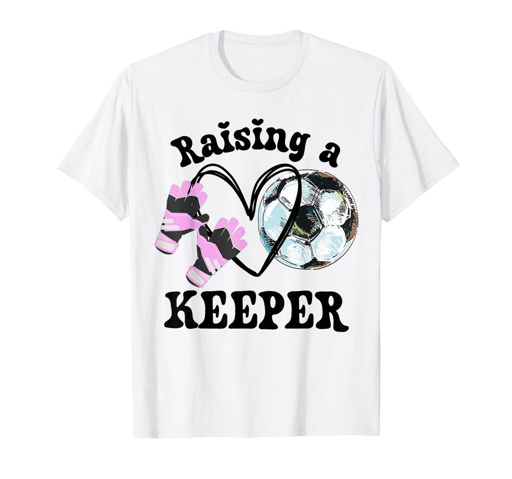 Keeper Mom Goalkeeper Soccer Mama T-Shirt - Custom Art Print Men Women