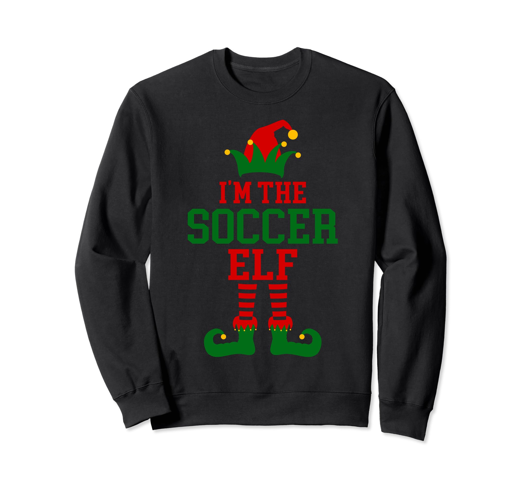 Family Matching Im Soccer Elf Sweatshirt - Streetwear Style Men Women