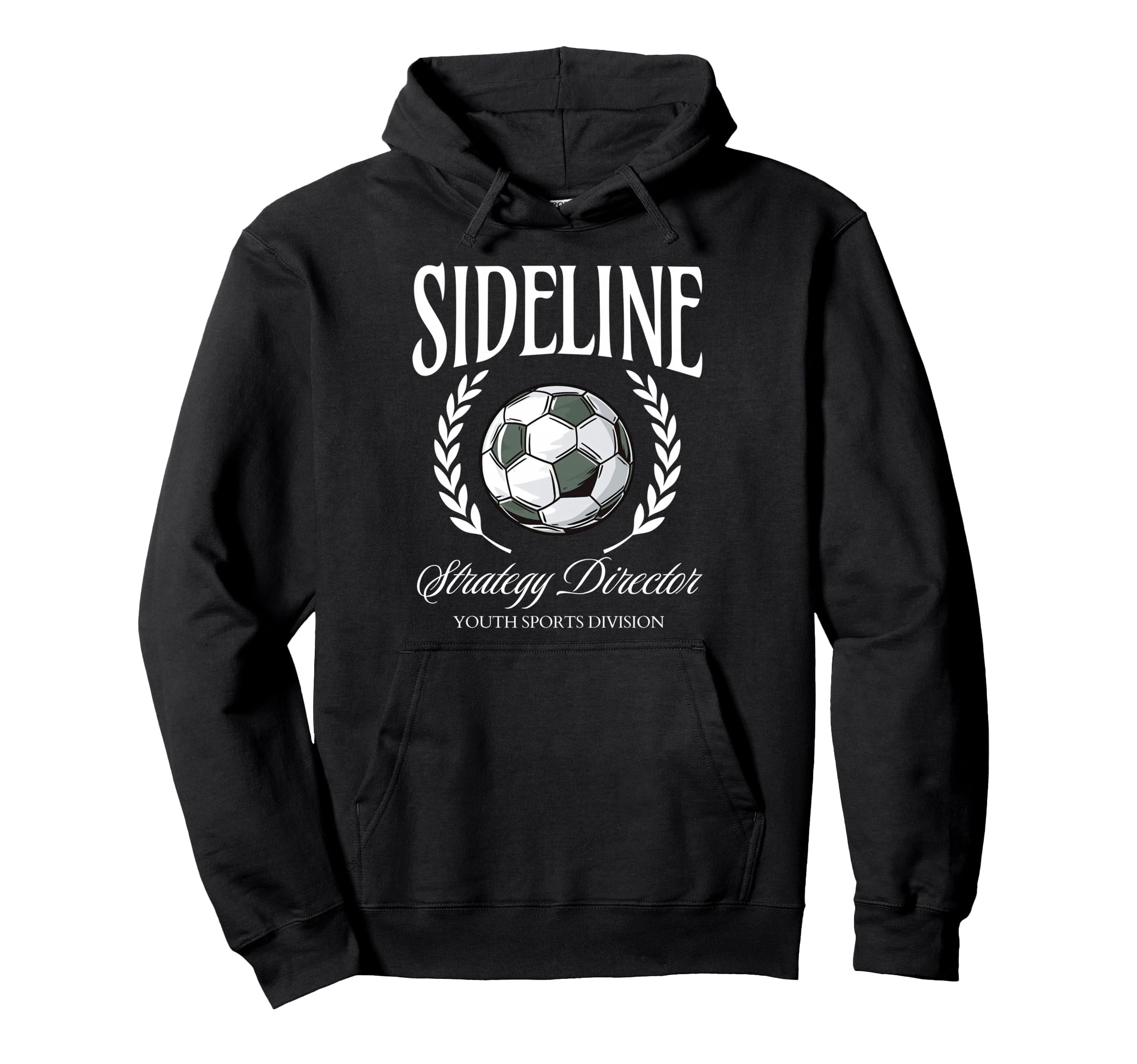 Sideline Strategy Director Soccer Mom Sports Hoodie - Graphic Print Unisex