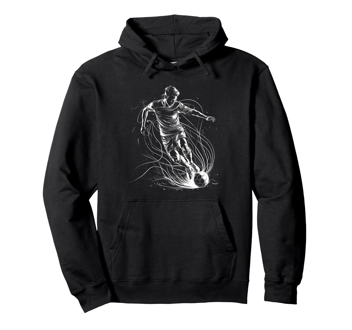 Soccer Player Sports Hoodie - Fun Novelty Design Unisex