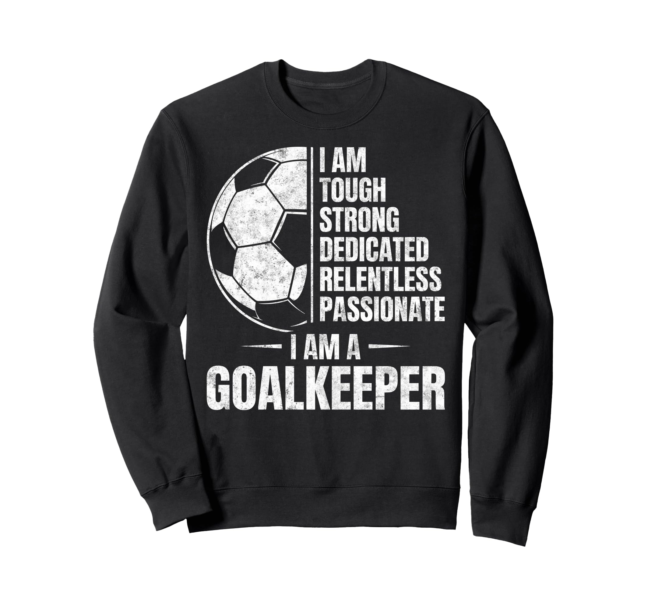 Tough Strong Dedicated Passionate Sweatshirt - Minimalist Print Men Women