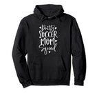 Pretty Soccer Mom Squad Hoodie - Minimalist Print Unisex