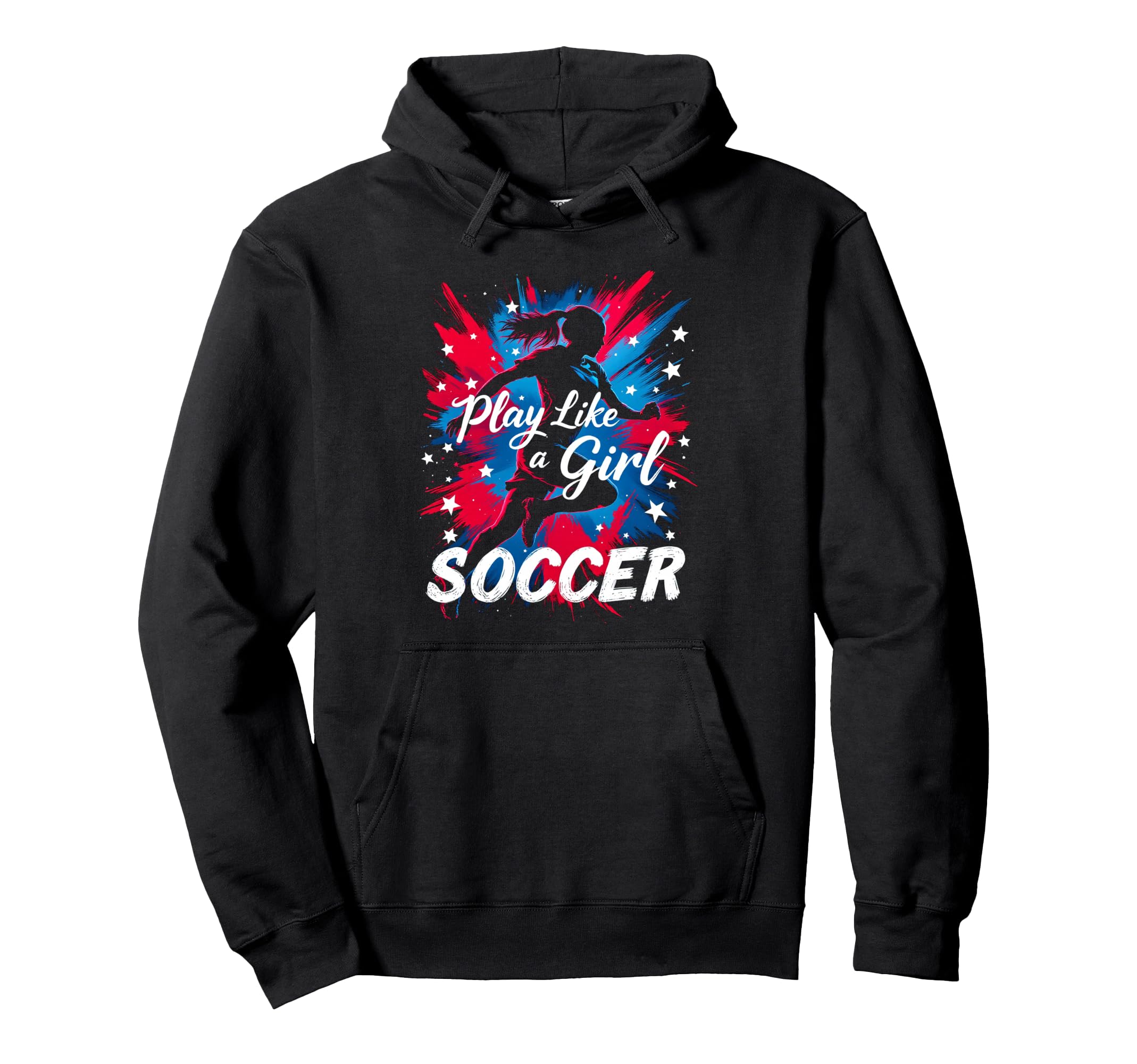 Play Like Soccer Hoodie - Custom Art Print Unisex