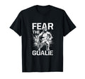 Fear Goalie Funny Lacrosse T-Shirt - Custom Art Print for Adults