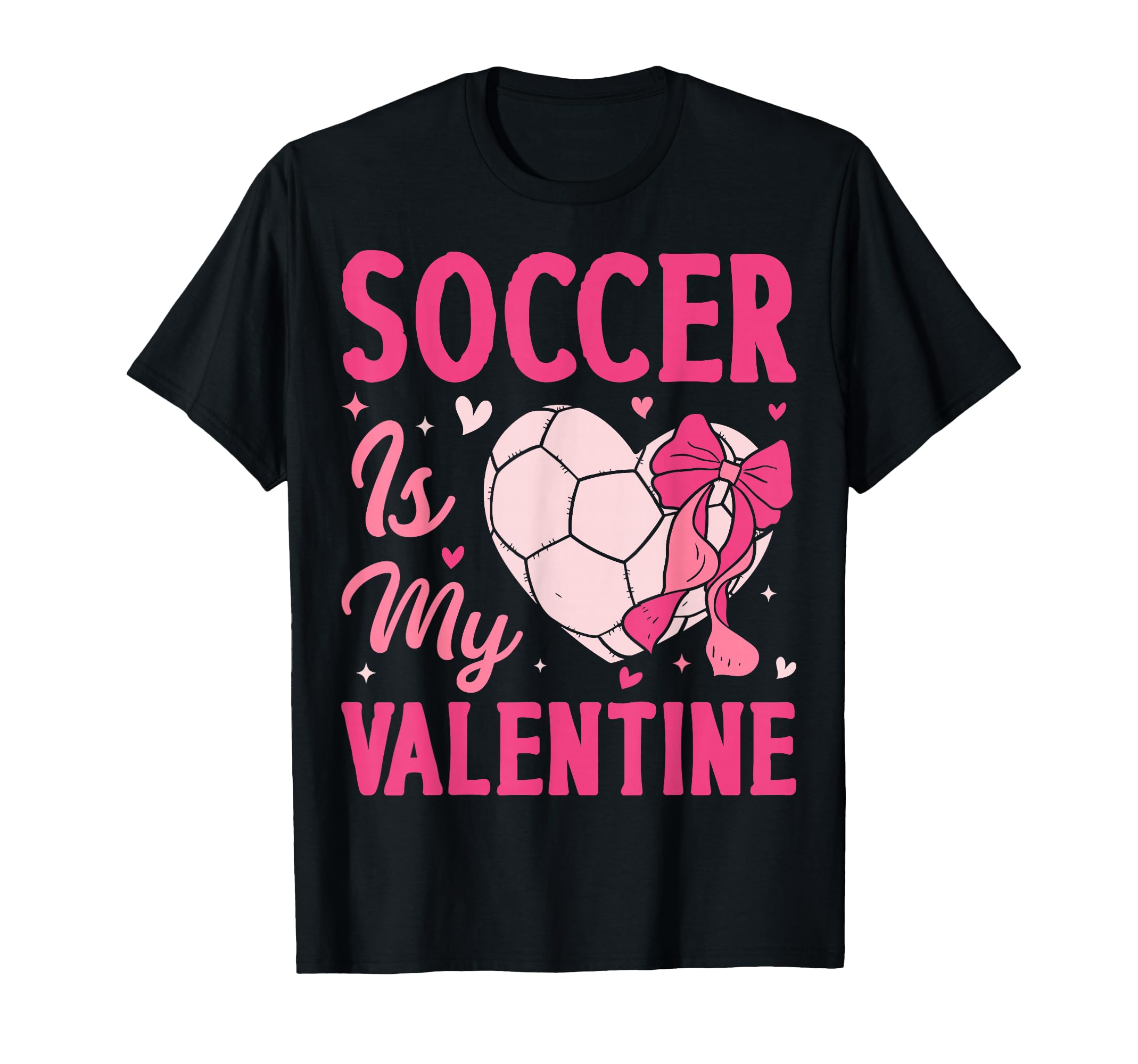Soccer Is My Valentine Coach Player T-Shirt - Minimalist Print Men Women