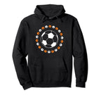 Soccer And Halloween Funny And Spooky Hoodie - Custom Art Print for Adults