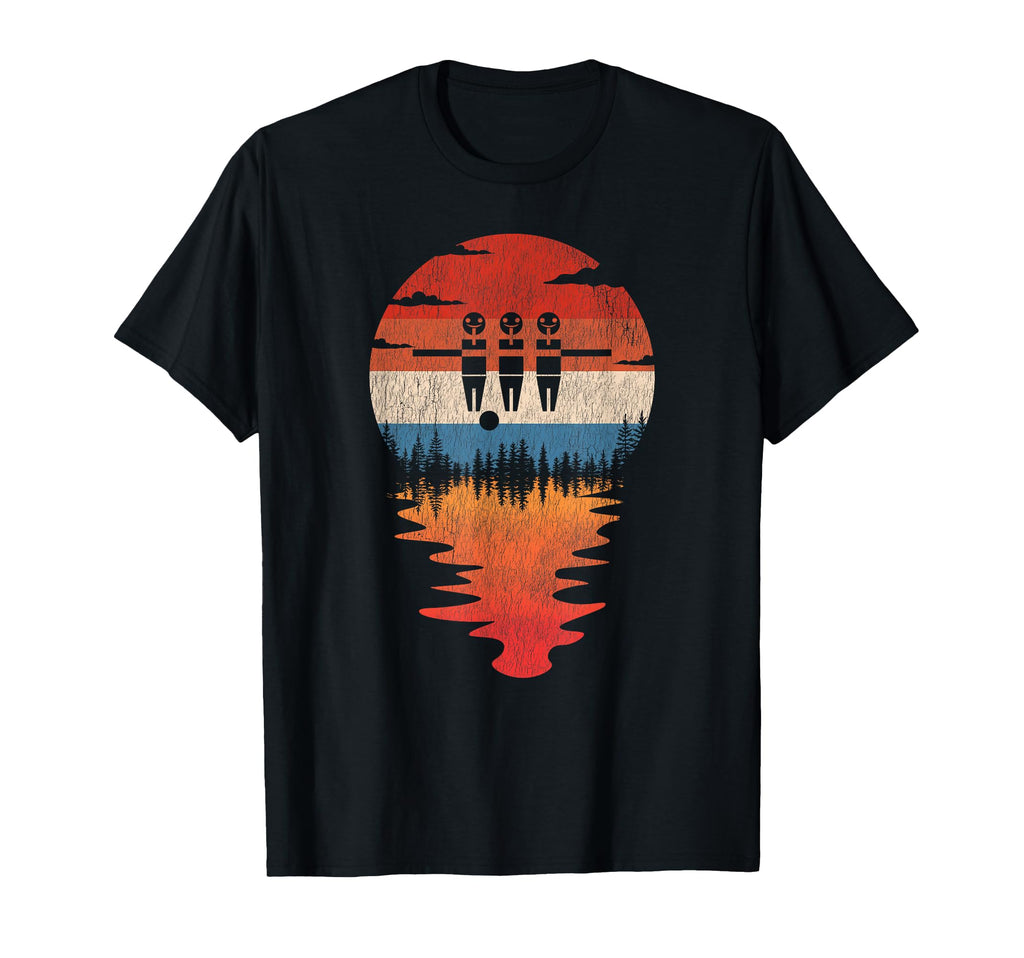 Foosball Table Soccer Sunset T-Shirt - Streetwear Style for Adults