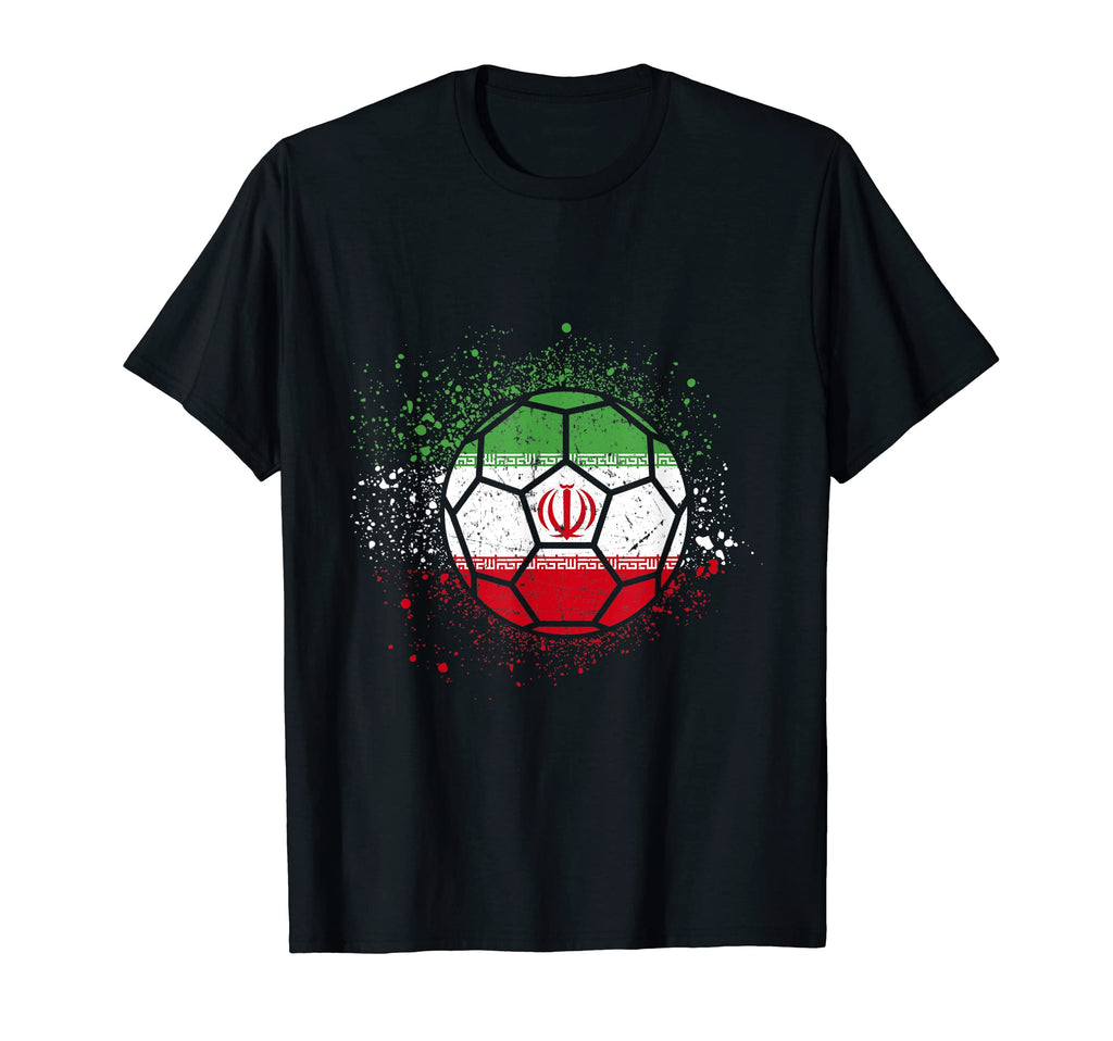 Iran Fans Iran Flag World Soccer T-Shirt - Fun Novelty Design Unisex