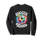 Soccer Nana Grandma Tie Dye Sweatshirt - Aesthetic Graphic for Adults