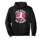 Soccer Team Outfit Players Fans Womens Hoodie - Custom Art Print Men Women