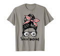 Soccer Mom Messy Bun Lovers Mother T-Shirt - Aesthetic Graphic for Adults