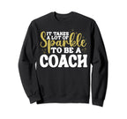 Coach Funny Sparkle Sweatshirt - Casual Everyday Wear for Adults