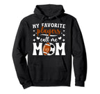My Favorite Players Call Me Mom Hoodie - Trendy Graphic for Adults