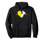 Soccer And Softball Heart Catcher Hoodie - Aesthetic Graphic Unisex