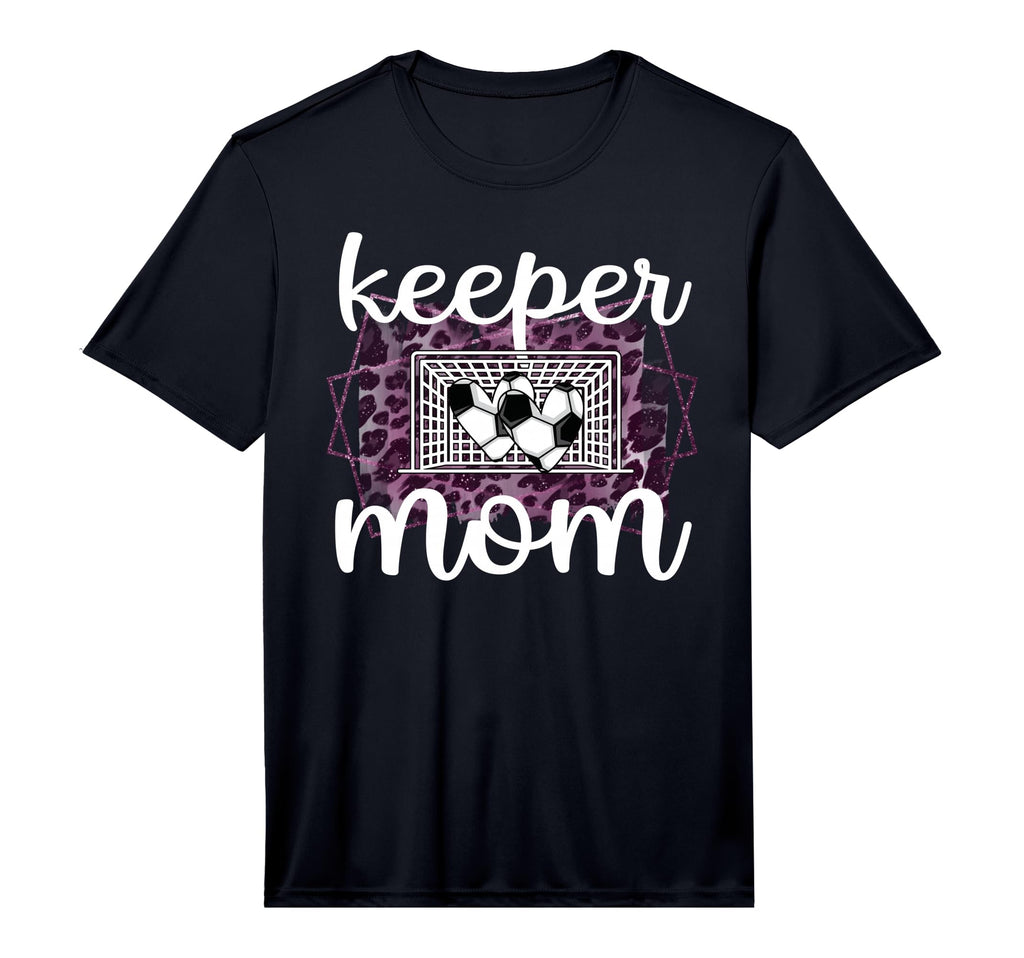 Mens Proud Soccer Goalkeeper Mom T-Shirt - Minimalist Print for Adults