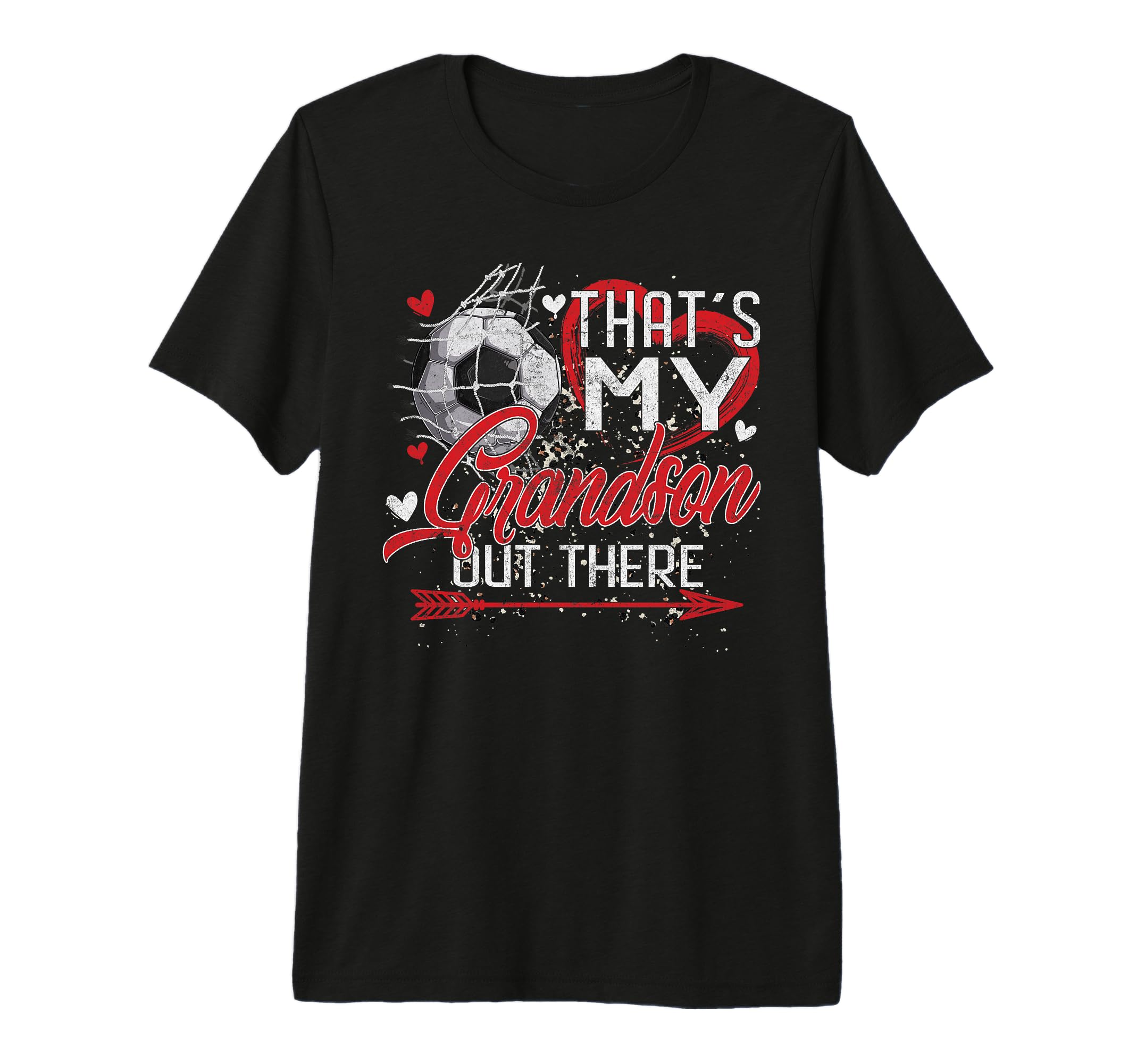 Thats My Grandson Out There Soccer T-Shirt - Trendy Graphic Men Women