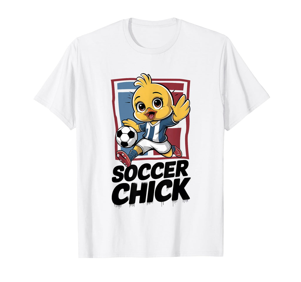 Soccer Chick Soccer Player Soccer T-Shirt - Trendy Graphic Unisex
