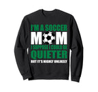 Soccer Mom Sweatshirt - Unique Graphic Unisex