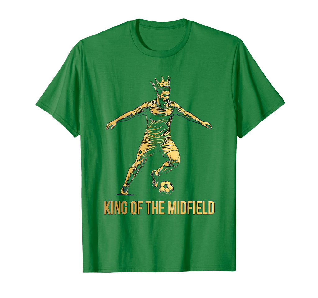 King Midfield Soccer T-Shirt - Casual Everyday Wear Unisex