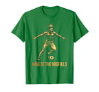 King Midfield Soccer T-Shirt - Casual Everyday Wear Unisex