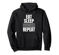 Eat Sleep Soccer Repeat Hoodie - Casual Everyday Wear Unisex