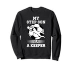 Soccer Keeper Step Mom Soccer Goalie Sweatshirt - Unique Graphic Men Women