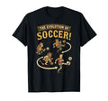 Soccer Evolution Football Player T-Shirt - Casual Everyday Wear Men Women
