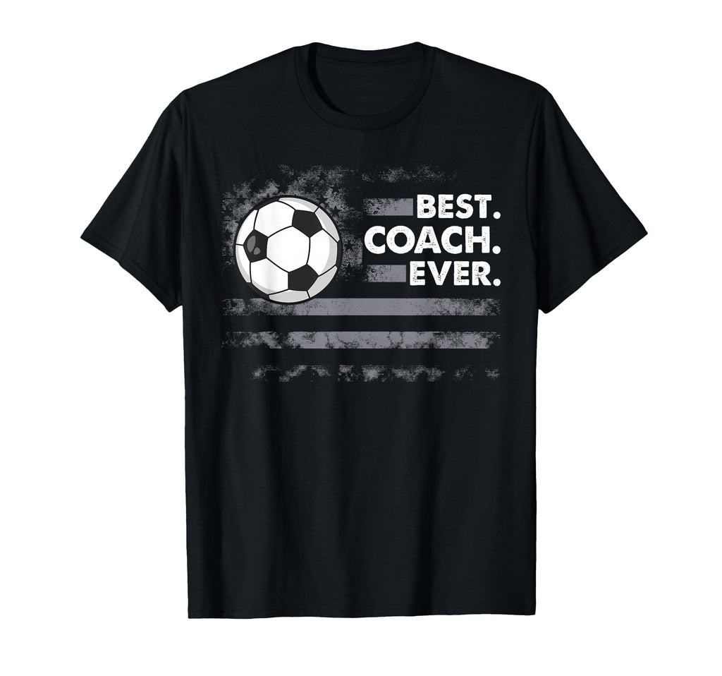 Soccer Coach Best Coach Ever Soccer T-Shirt - Trendy Graphic Unisex
