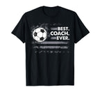 Soccer Coach Best Coach Ever Soccer T-Shirt - Trendy Graphic Unisex
