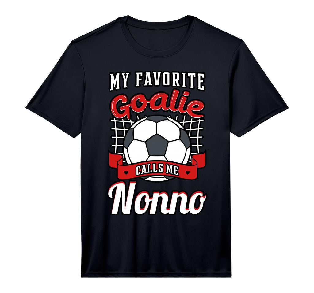 My Favorite Goalie Calls Me Nonno Soccer T-Shirt - Graphic Print Men Women