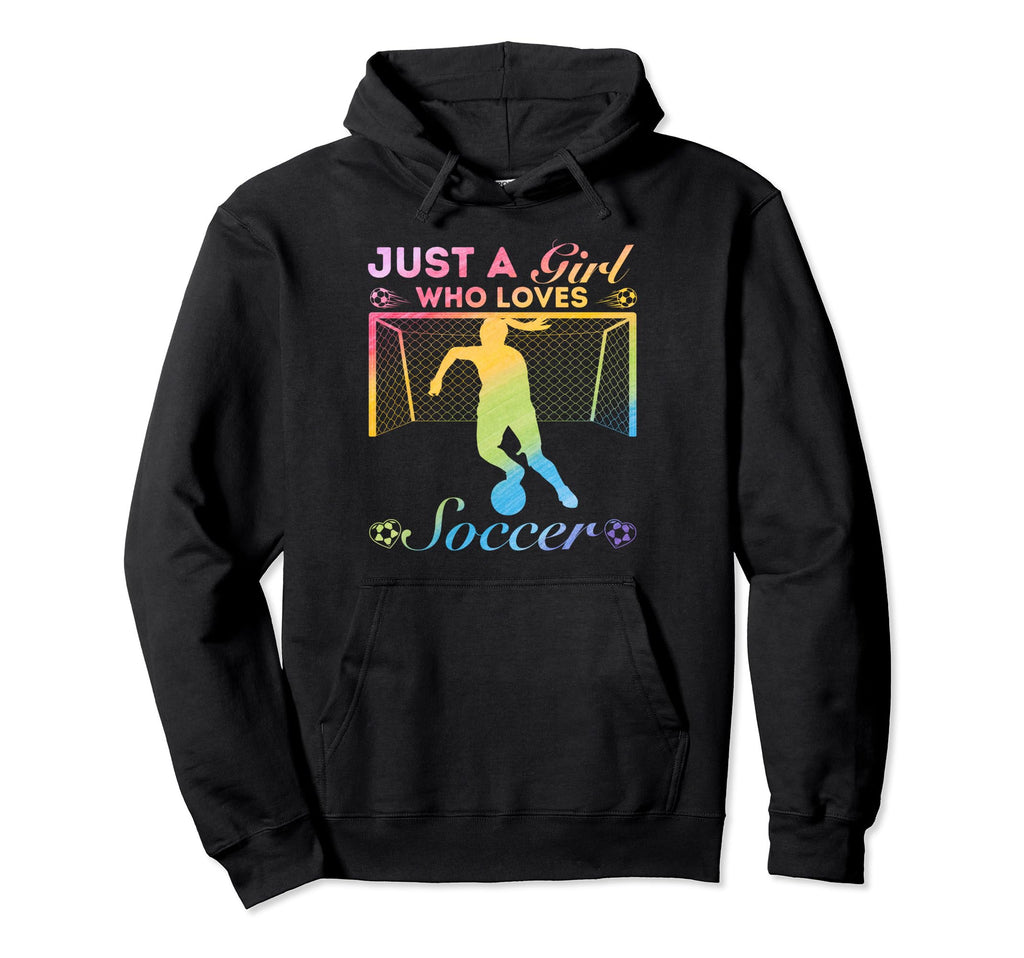 Just Who Loves Soccer Hoodie - Custom Art Print Men Women