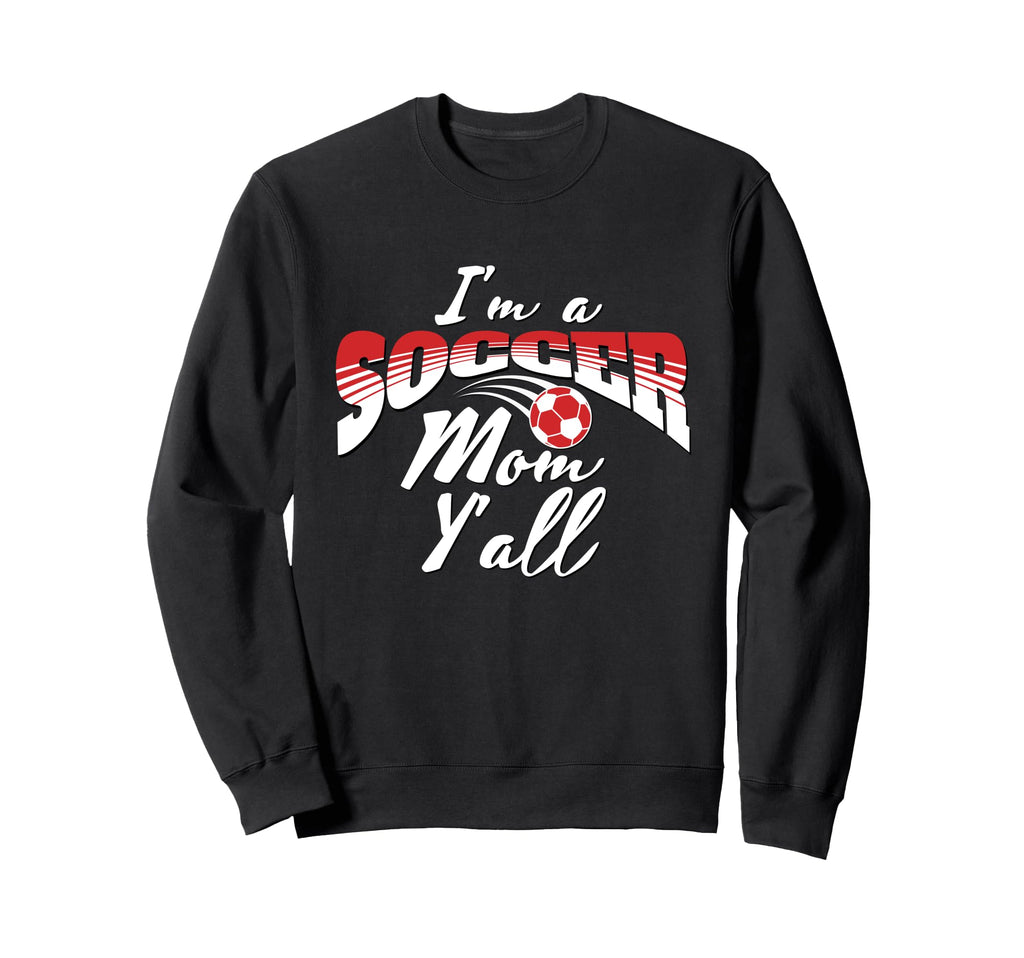 Mom Soccer Lover Soccer Mom Gift Sweatshirt - Custom Art Print for Adults