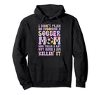 Soccer Mom Who Yells Lot Soccer Mom Hoodie - Unique Graphic Men Women