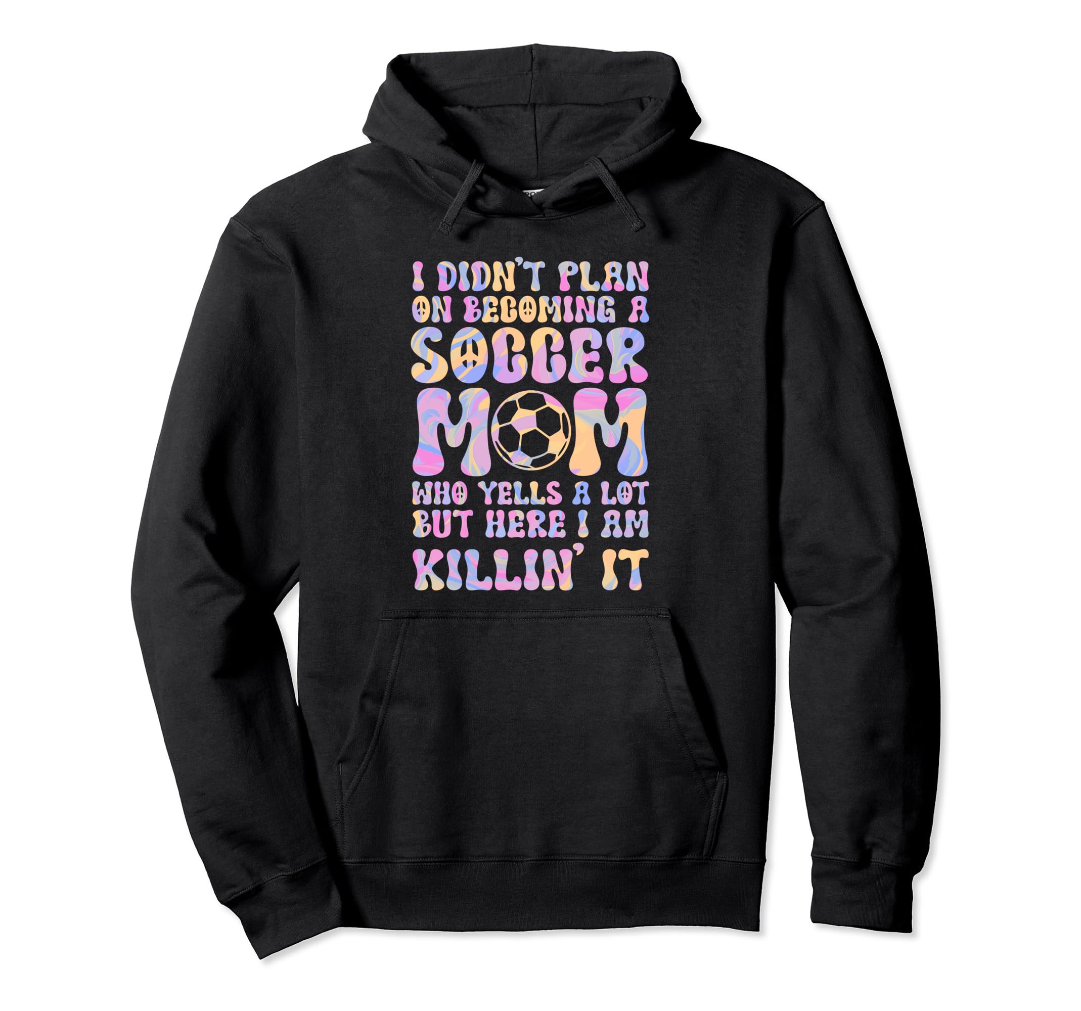 Soccer Mom Who Yells Lot Soccer Mom Hoodie - Unique Graphic Men Women