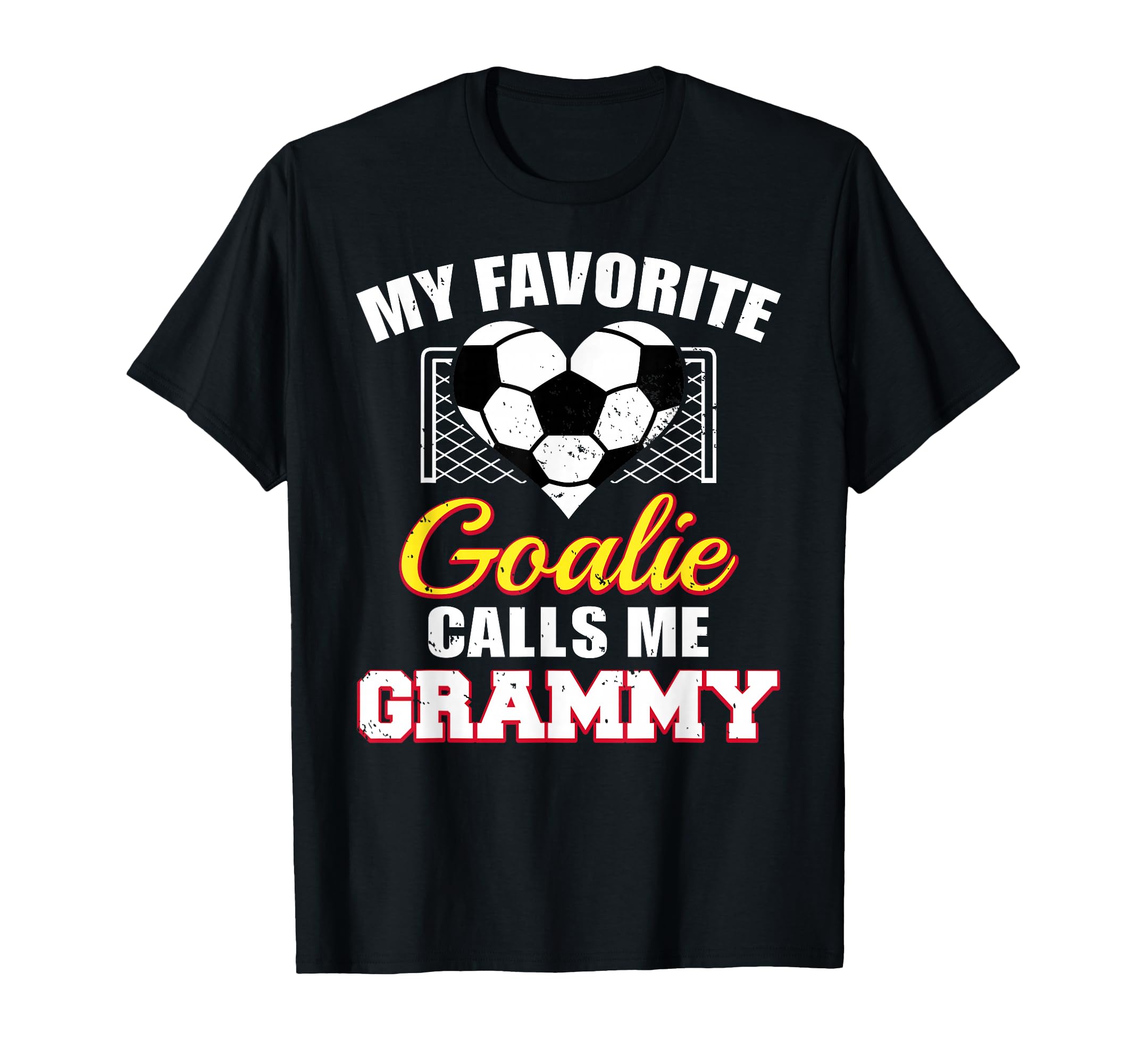 My Favorite Goalie Calls Me Grammy T-Shirt - Aesthetic Graphic for Adults