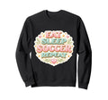 Eat Sleep Soccer Repeat Womens Sweatshirt - Streetwear Style Men Women