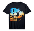 8Th Birthday Soccer Player T-Shirt - Casual Everyday Wear Men Women