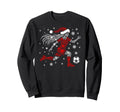 Santa Holiday Snowflakes Sweatshirt - Casual Everyday Wear Men Women