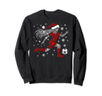 Santa Holiday Snowflakes Sweatshirt - Casual Everyday Wear Men Women