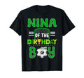 Nina Birthday Soccer Goal Family T-Shirt - Unique Graphic Men Women