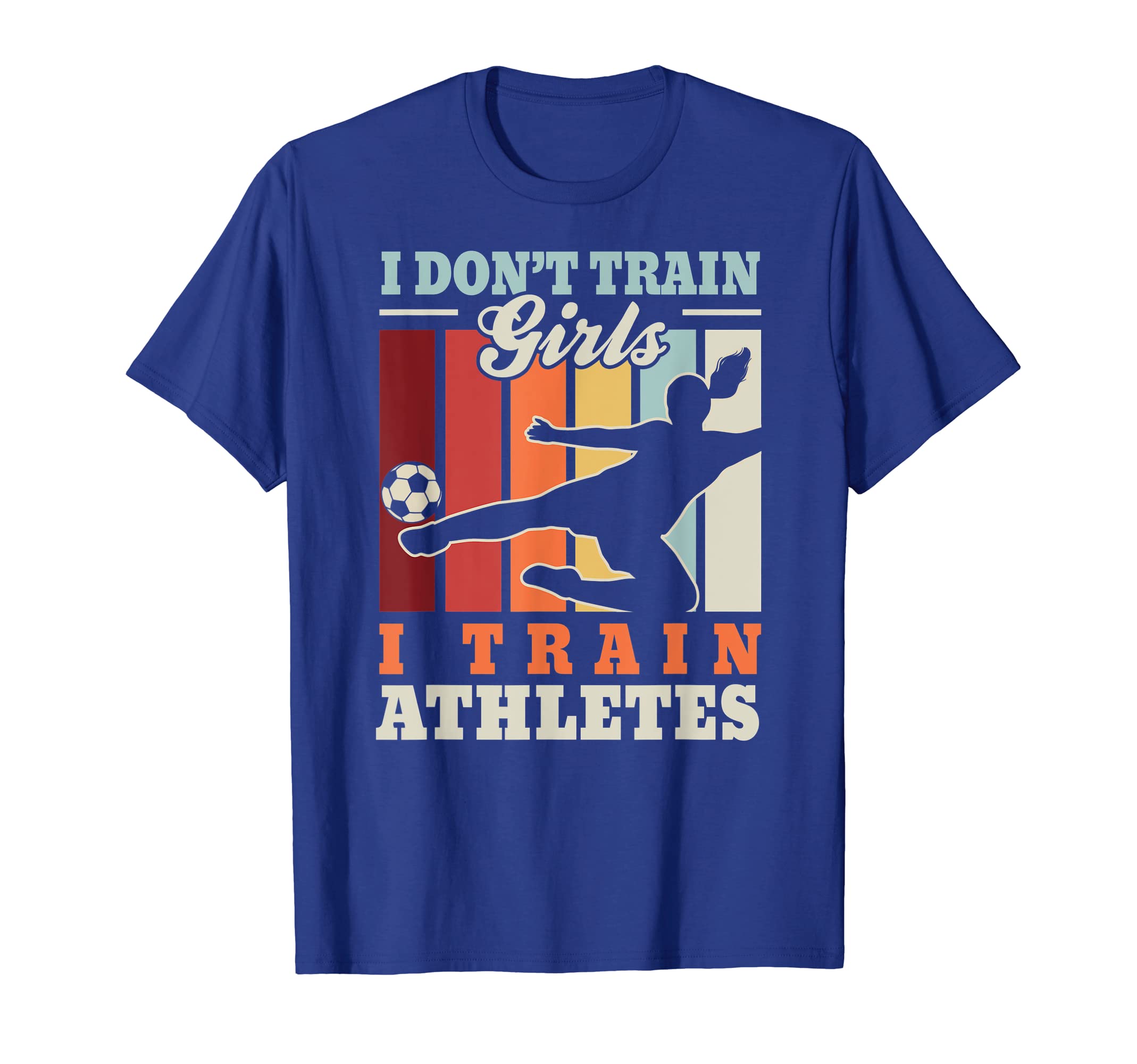 I Train Athletes Football T-Shirt - Casual Everyday Wear for Adults