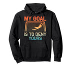 Soccer Goalie Art Gag Soccer Player Hoodie - Novelty Apparel for Adults