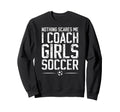 I Coach Soccer Coach Soccer Coaching Sweatshirt - Minimalist Print Unisex