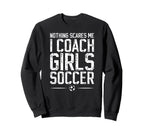 I Coach Soccer Coach Soccer Coaching Sweatshirt - Minimalist Print Unisex