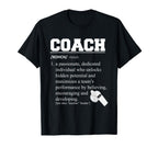 Coach Definition Teez Coaches T-Shirt - Fun Novelty Design for Adults