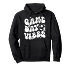 Groovy Soccer Game Day Vibes Game Day Soccer Hoodie - Graphic Print Unisex